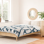 Halloween ghosts pattern  Duvet Cover Gallery Image 2