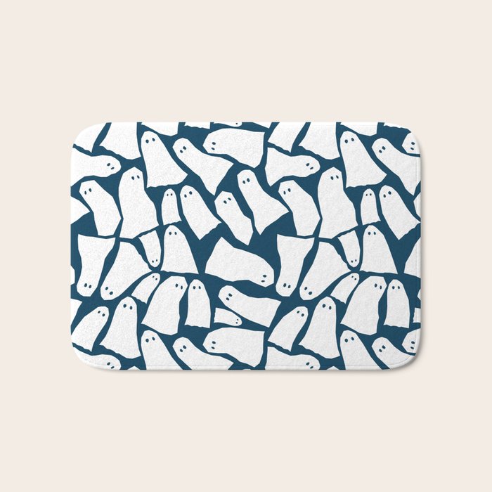 Halloween ghosts pattern  Bath Mat Gallery Image 1