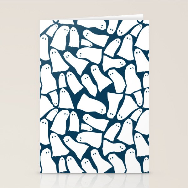 Halloween ghosts pattern  Stationery Card Gallery Image 2