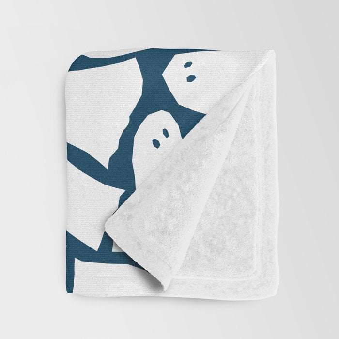 Halloween ghosts pattern  Throw Blanket Gallery Image 3