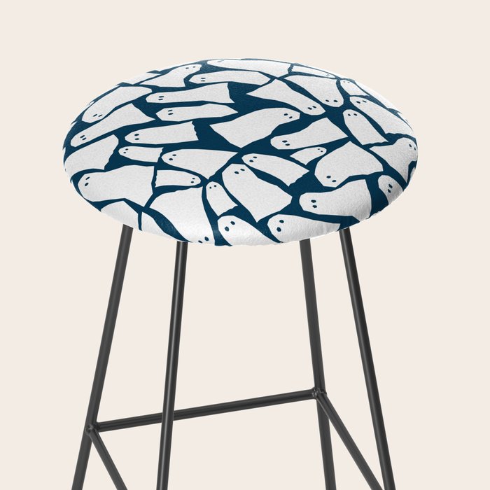 Halloween ghosts pattern  Stool Gallery Image 2