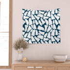 Halloween ghosts pattern  Wall Tapestry Gallery Image 2