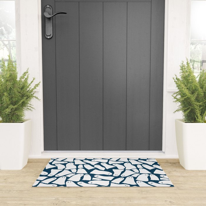 Halloween ghosts pattern  Welcome Mat Gallery Image 3