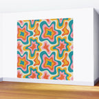 Colorful psychedelic hippie tie dye art pattern Wall Mural Gallery Image 2