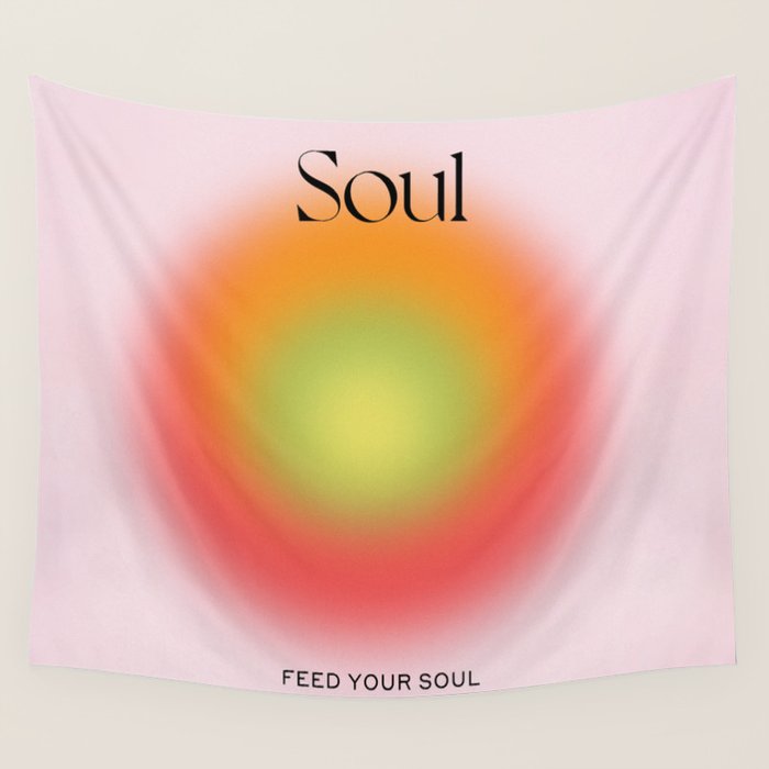 Soul: Aura Gradient 03 Wall Tapestry Gallery Image 4