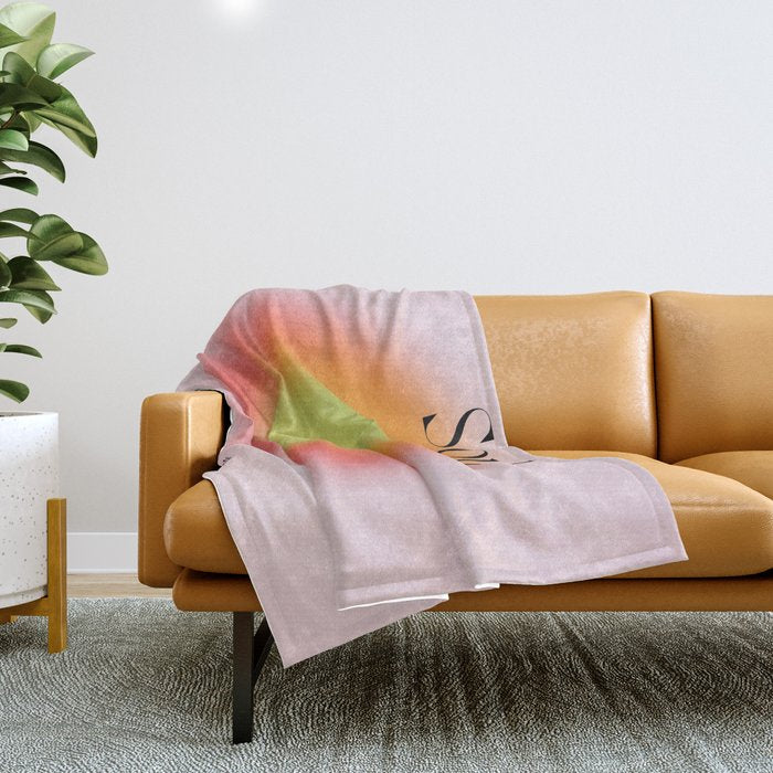 Soul: Aura Gradient 03 Throw Blanket Gallery Image 1