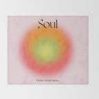 Soul: Aura Gradient 03 Throw Blanket Gallery Image 2