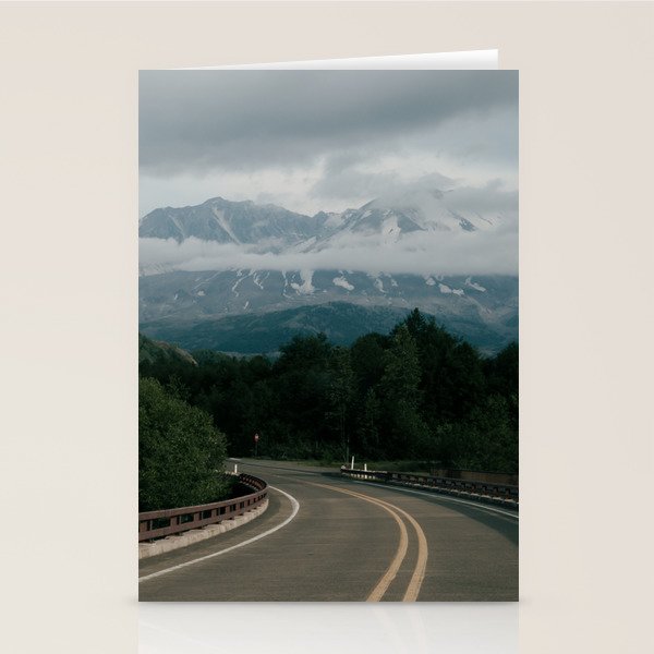 Road to Mount Saint Helens Stationery Card Gallery Image 1