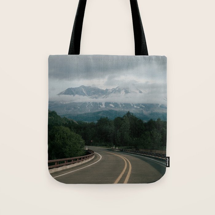 Road to Mount Saint Helens Tote Bag Gallery Image 1