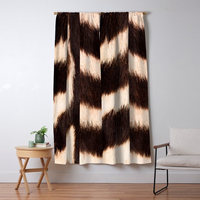 Zebra - zebra stripes -zebra skin - genuine - beautiful  Window Curtain Gallery Image 5