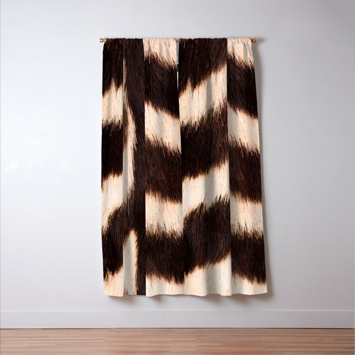Zebra - zebra stripes -zebra skin - genuine - beautiful  Window Curtain Gallery Image 3