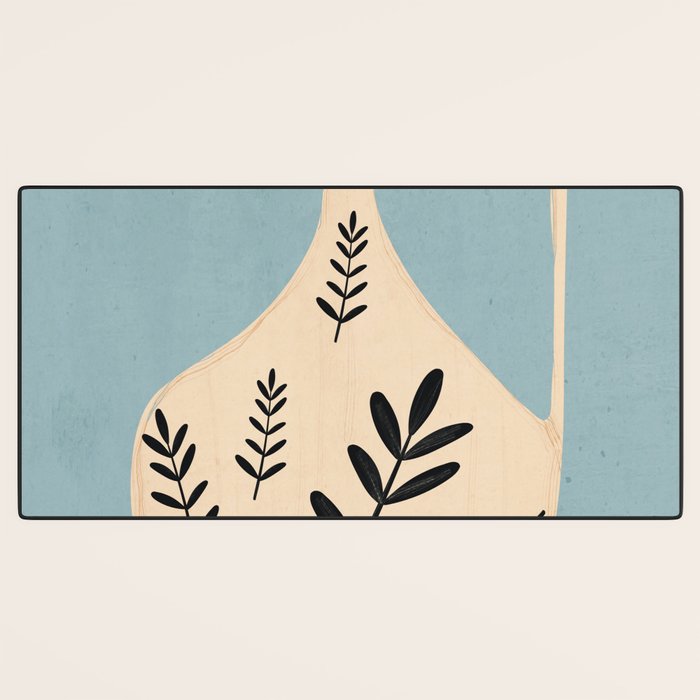 Minimal Abstract Art Vase 23 Desk Mat Gallery Image 3