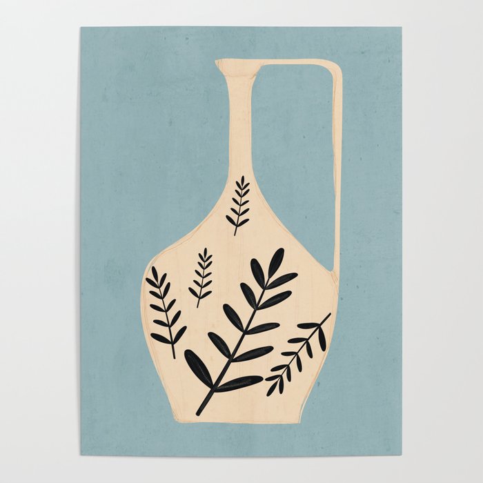 Minimal Abstract Art Vase 23 Poster Gallery Image 4