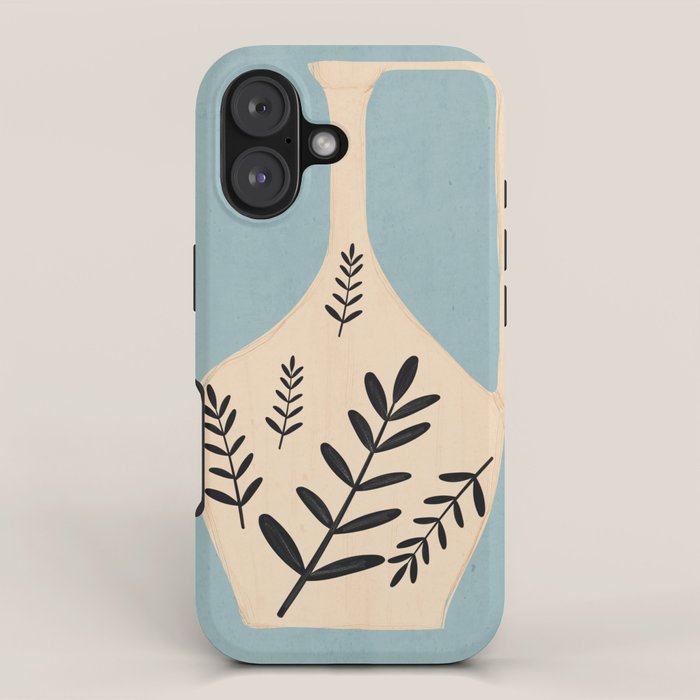 Minimal Abstract Art Vase 23 iPhone Case Gallery Image 1