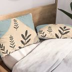 Minimal Abstract Art Vase 23 Pillow Sham Gallery Image 2