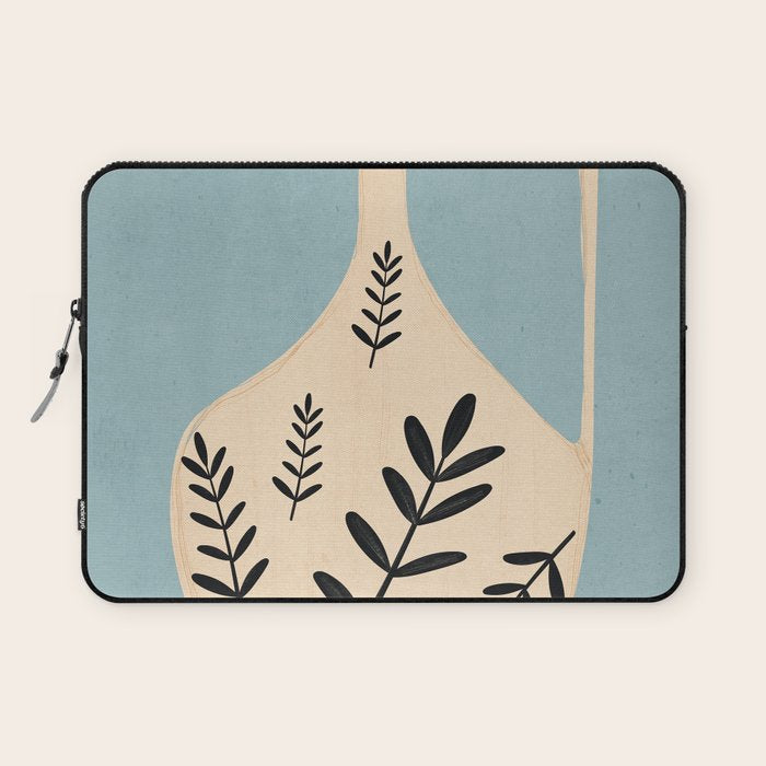 Minimal Abstract Art Vase 23 Laptop Sleeve Gallery Image 1