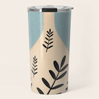 Minimal Abstract Art Vase 23 Travel Mug Gallery Image 1