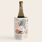 Organic abstract nature art shapes collection Wine Chiller Gallery Image 2