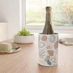 Organic abstract nature art shapes collection Wine Chiller Gallery Image 4