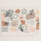 Organic abstract nature art shapes collection Jigsaw Puzzle Gallery Image 1