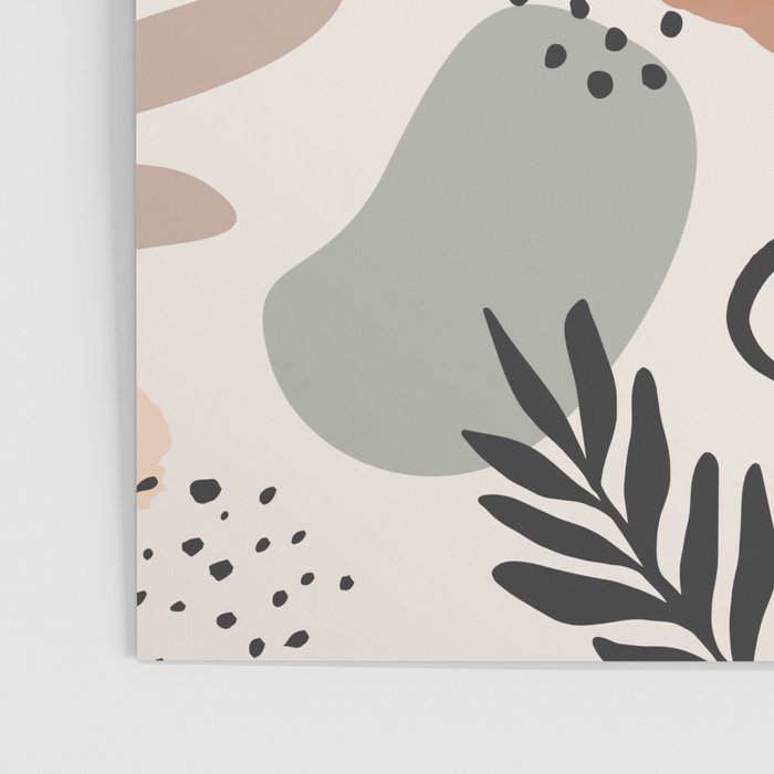 Organic abstract nature art shapes collection Poster Gallery Image 3
