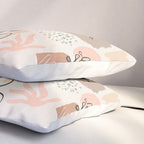 Organic abstract nature art shapes collection Pillow Sham Gallery Image 3