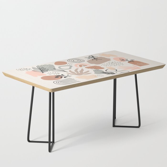 Organic abstract nature art shapes collection Coffee Table Gallery Image 1