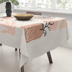 Organic abstract nature art shapes collection Tablecloth Gallery Image 3