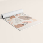 Organic abstract nature art shapes collection Yoga Mat Gallery Image 2