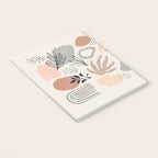 Organic abstract nature art shapes collection Notebook Gallery Image 3