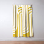Bold Curvature Stripes XVIII Window Curtain Gallery Image 3