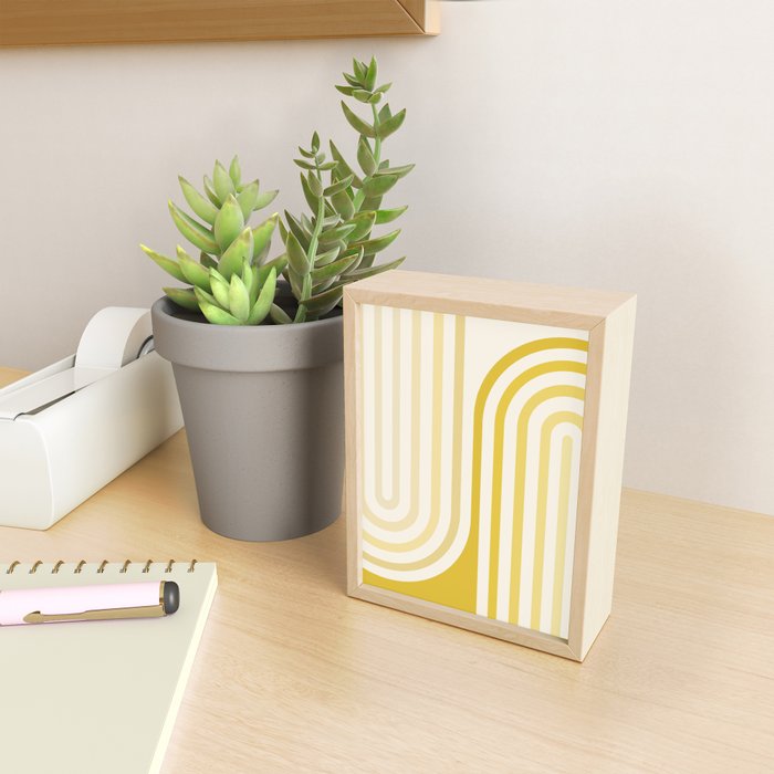 Bold Curvature Stripes XVIII Mini Art Print Gallery Image 2