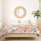 Vintage organic flower nature art pattern Duvet Cover Gallery Image 3