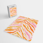 Tiger: PATTERN 07 | The Peach Edition Jigsaw Puzzle Gallery Image 2