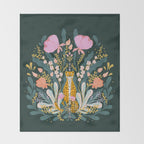 Into the wild:bloom edition  Throw Blanket Gallery Image 2