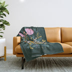 Into the wild:bloom edition  Throw Blanket Gallery Image 1