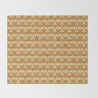 Vintage Bows XIII Orange Throw Blanket Gallery Image 2
