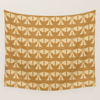 Vintage Bows XIII Orange Wall Tapestry Gallery Image 4