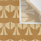 Vintage Bows XIII Orange Wall Tapestry Gallery Image 3
