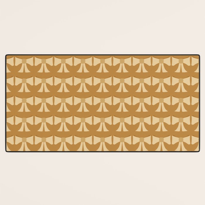 Vintage Bows XIII Orange Desk Mat Gallery Image 3