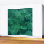 emerald watercolor Wall Mural Gallery Image 2