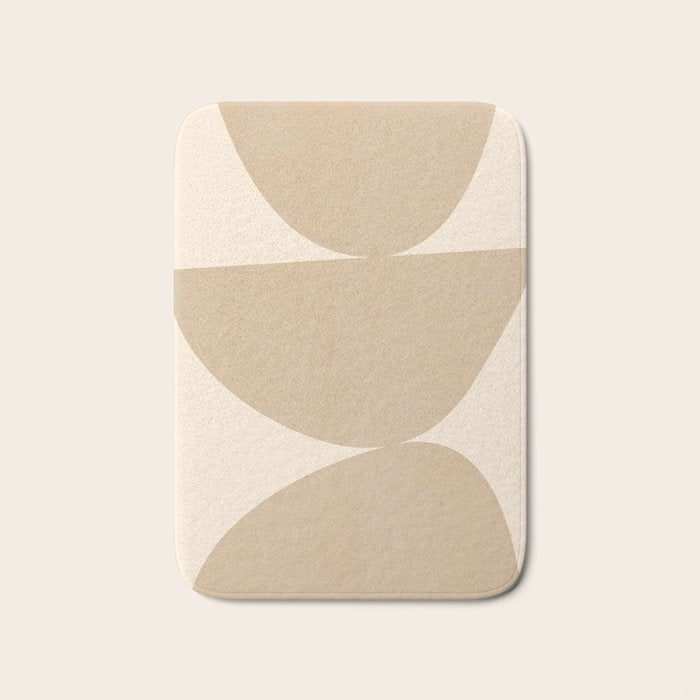 Modern Abstract Minimal Shapes 197 Bath Mat Gallery Image 1