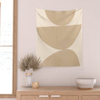 Modern Abstract Minimal Shapes 197 Wall Tapestry Gallery Image 2