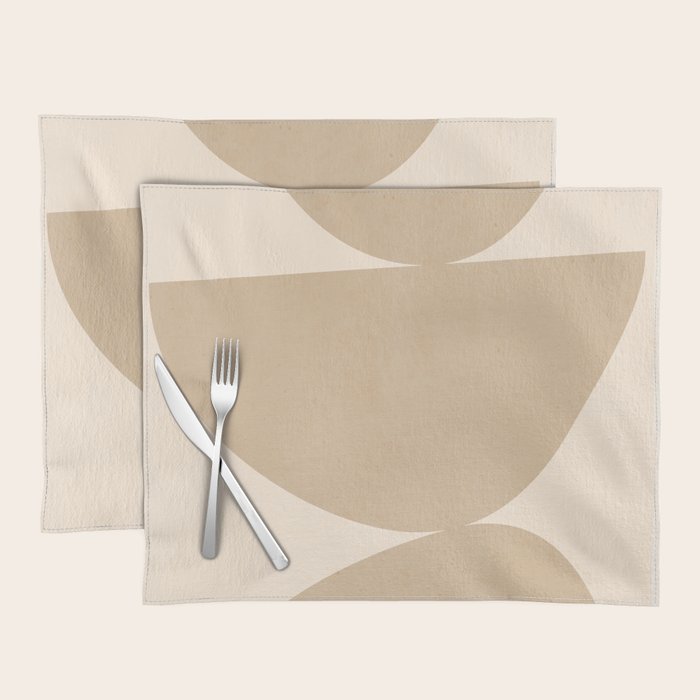 Modern Abstract Minimal Shapes 197 Placemat Gallery Image 1