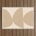 Modern Abstract Minimal Shapes 197 Outdoor Rug Gallery Image 1