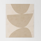 Modern Abstract Minimal Shapes 197 Throw Blanket Gallery Image 2