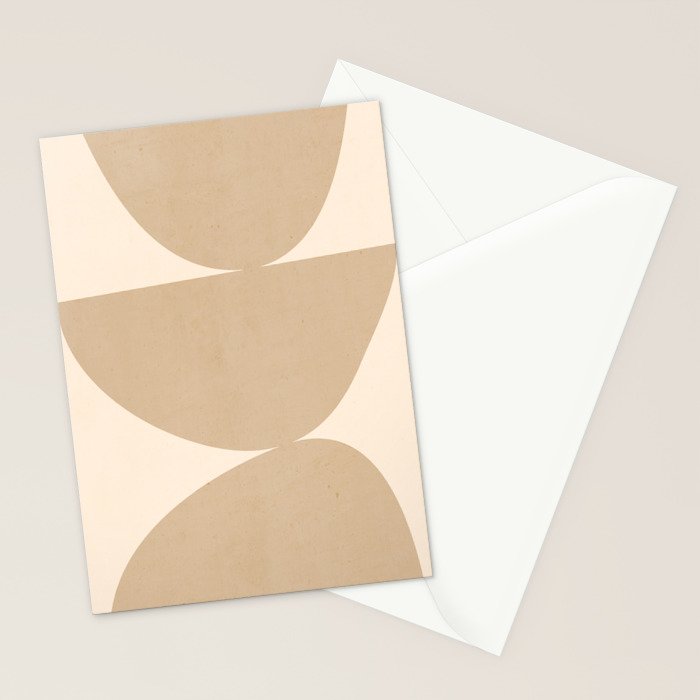 Modern Abstract Minimal Shapes 197 Stationery Card Gallery Image 2