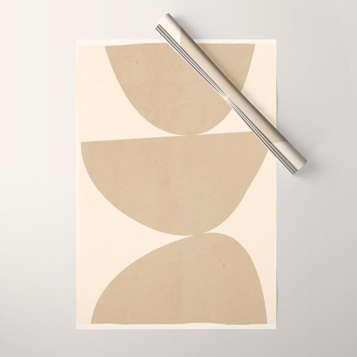 Modern Abstract Minimal Shapes 197 Wrapping Paper Gallery Image 1