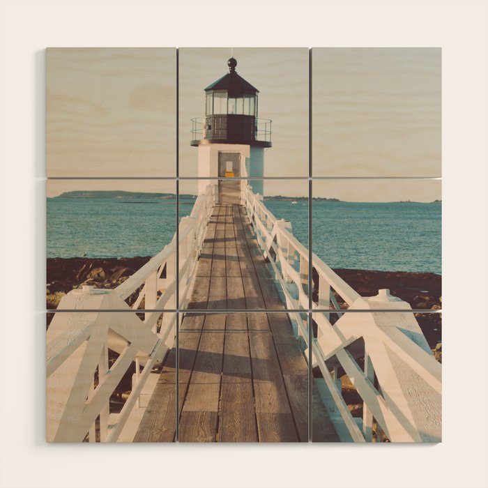 Illuminate - Nautical Lighthouse Art Wood Wall Art Gallery Image 1