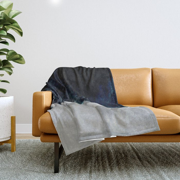 Blue Sea Throw Blanket Gallery Image 1